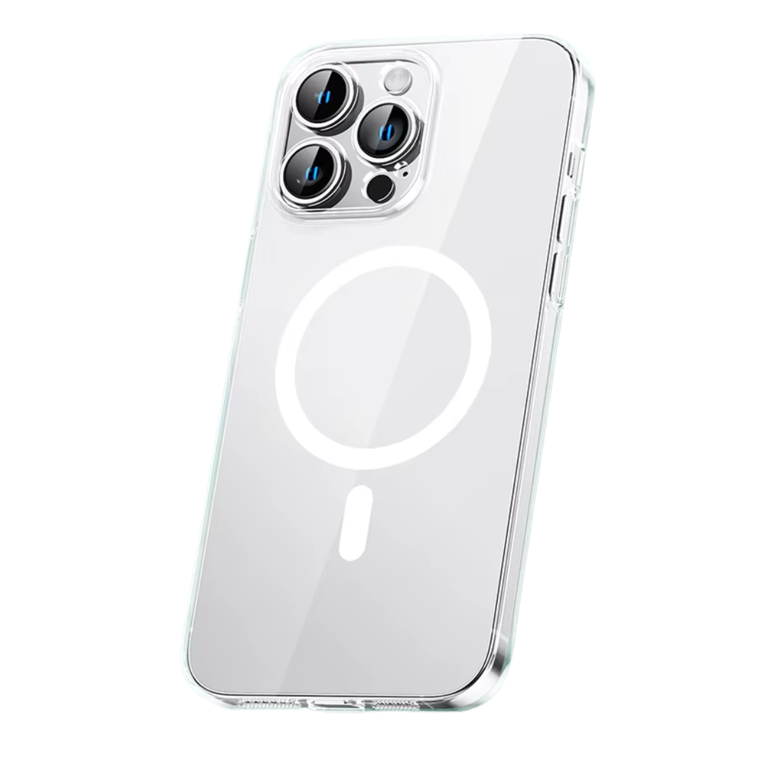Case iPhone de Vidro Temperado Anti Impacto + Película [Combo Baseus]