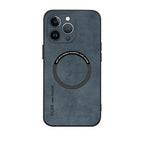 Case iPhone de Couro Luxury MagSafe