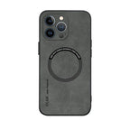 Case iPhone de Couro Luxury MagSafe