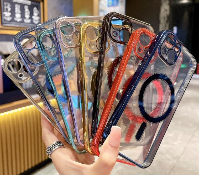 Case iPhone Luxo Clear com MagSafe